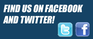 Find us on Facebook and Twitter